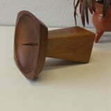 Teak candle holder 1970