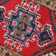 Tapis Vintage Hamadan en Laine, Années 1960, Élégance Classique