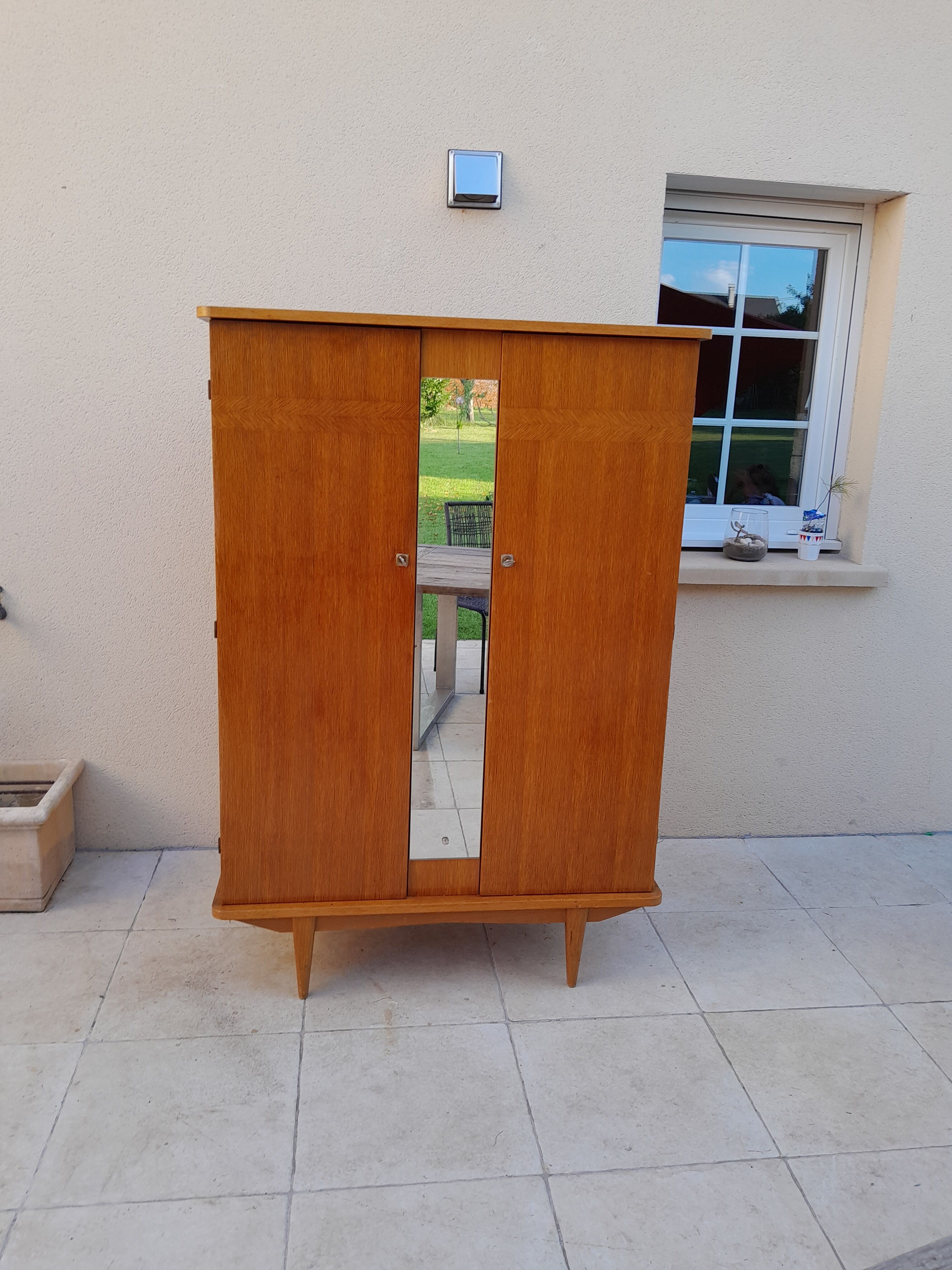 Vintage Scandinavian wardrobe from the 50s 60s
