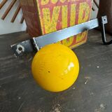 Wall coat rack with vintage colored balls