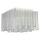 1 of 6 stunning Murano glass ice tubes ceiling lights by Doria, Germany, 1960s.