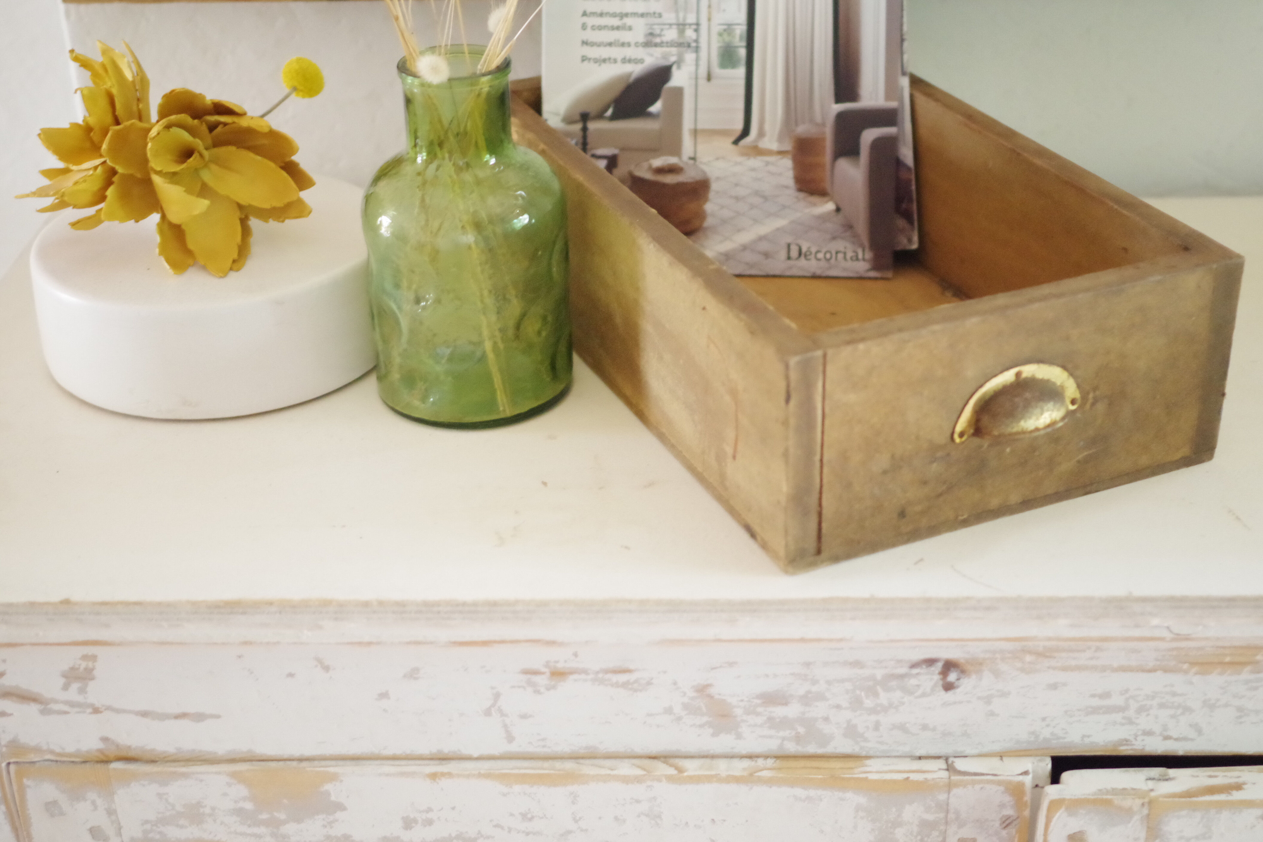 Old shop furniture drawer