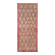 Vintage Turkish handmade rug 130x316 cm