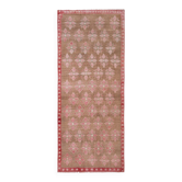 Vintage Turkish handmade rug 130x316 cm