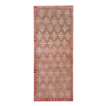 Tapis turc vintage fait main 130x316 cm