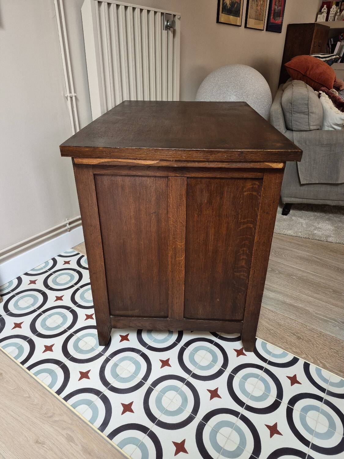 Small vintage wooden desk