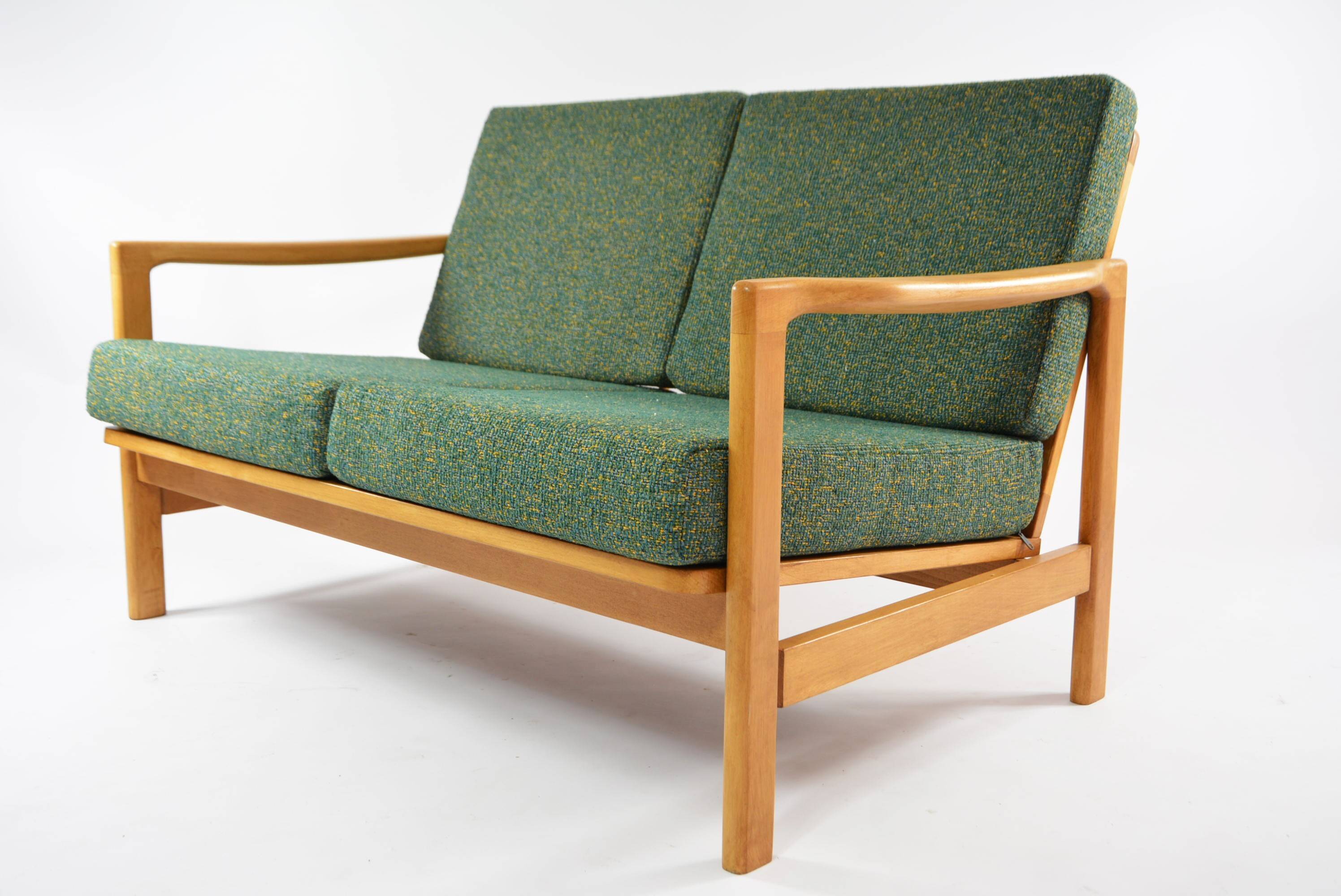 BZ heather green 2-seater bench