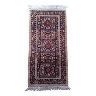 Antique handmade Berber Rabat rug