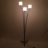 Golden brass tripod lamppost