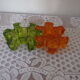 Candle holder shape puzzle piece