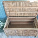 Vintage rattan box