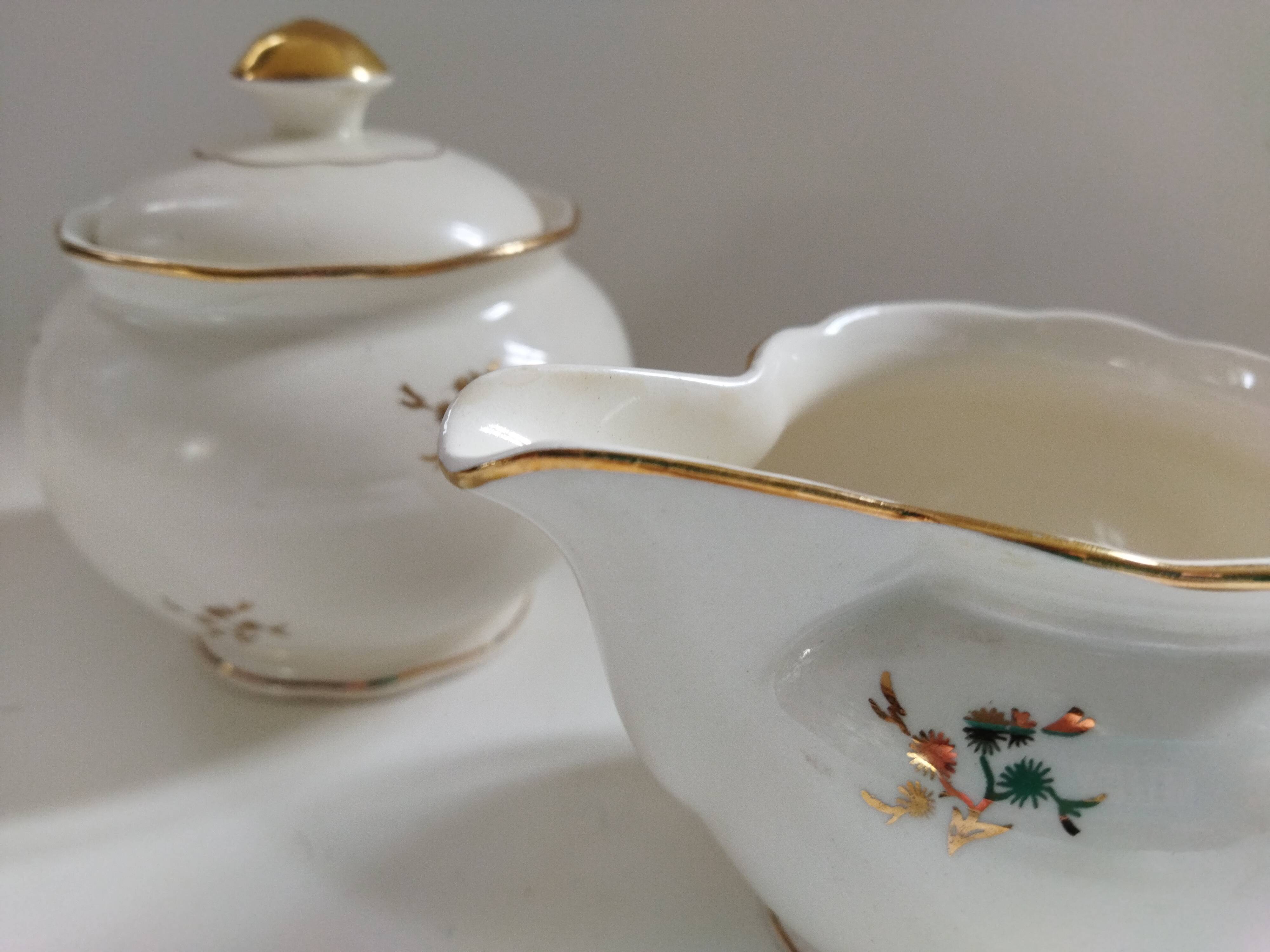 Sucier and creamer Villeroy & Boch vintage 1950s