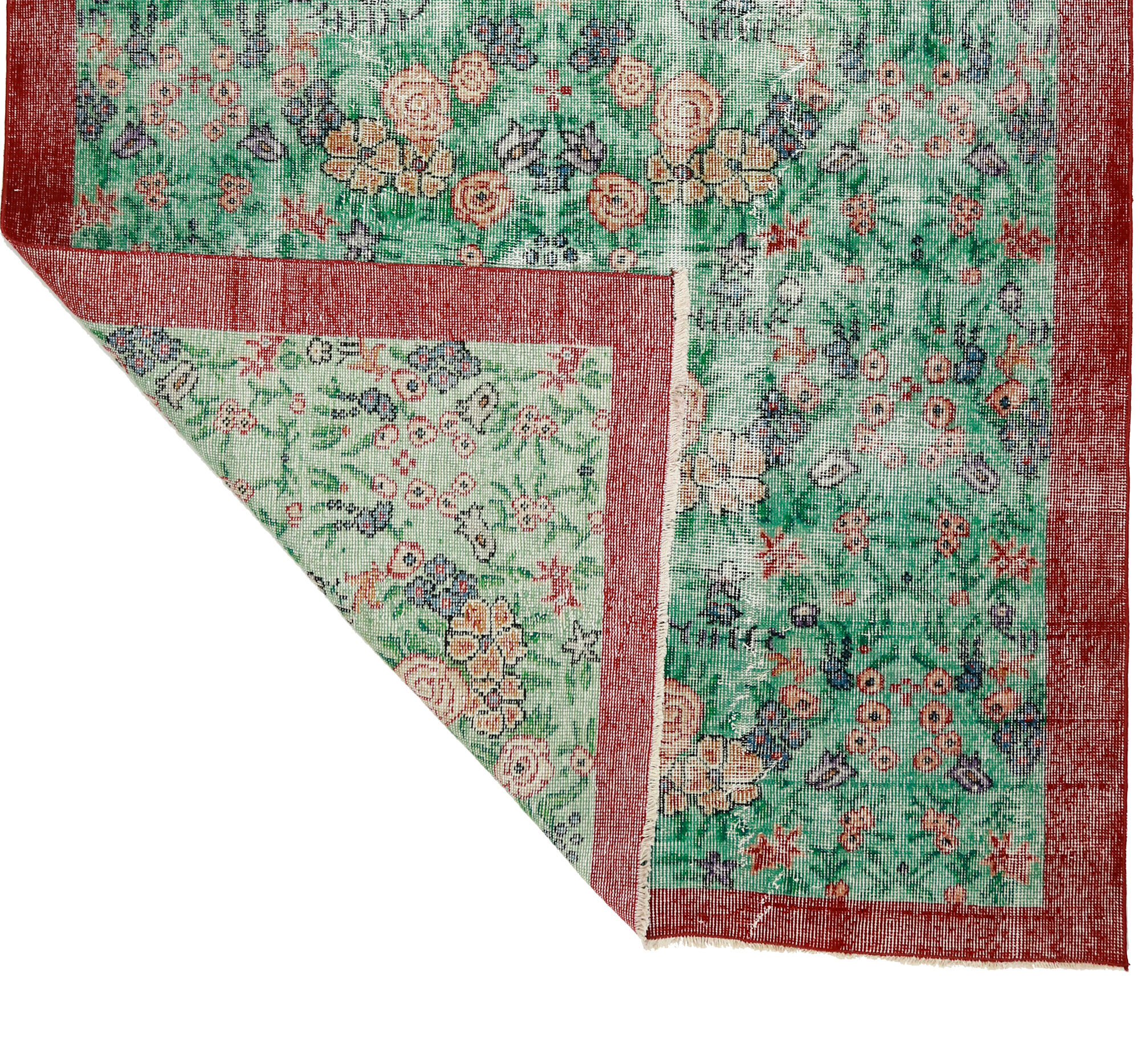 Anatolian handmade vintage rug 258 cm x 158 cm