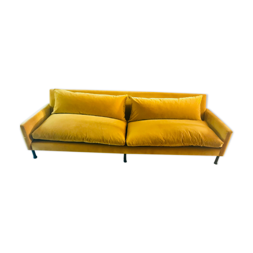 Mira sofa velvet cumin color by Caravane | Selency