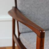 Fauteuil scandinave en teck, 1960