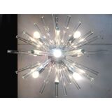 Lustre Round Triedro en verre de Murano
