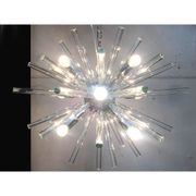 Round Triedro Murano glass chandelier
