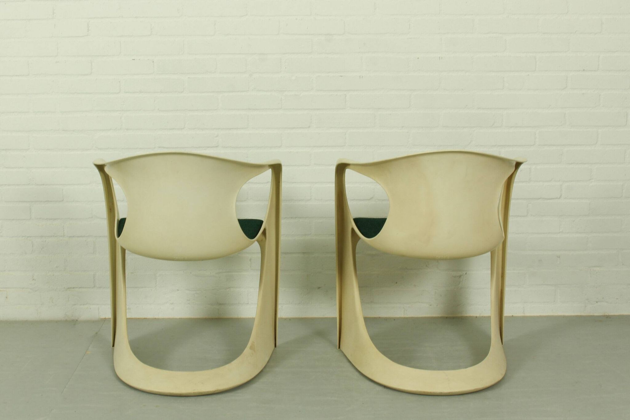 Pair of Casalino armchairs by Alexander Begge for Casala – Space Age design (1970s)