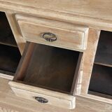 Raw wood sideboard