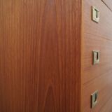 Teak chest of drawers, Danish design, 1970s, production: Denmark