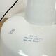 Industrial white enamel factory pendant lamp from zaos, 1960s