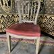 Suite de 8 chaises barrettes de style Louis XVI 1950