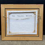 Modernist oil painting on canvas