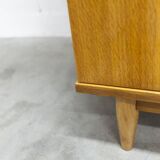 Armoire scandinave 3 portes en teck blond