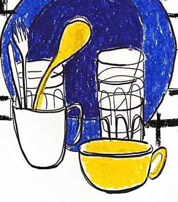 Illustration "stuffing" - A4