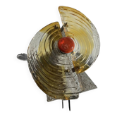 Lampe Mazzega en verre de Murano 1970