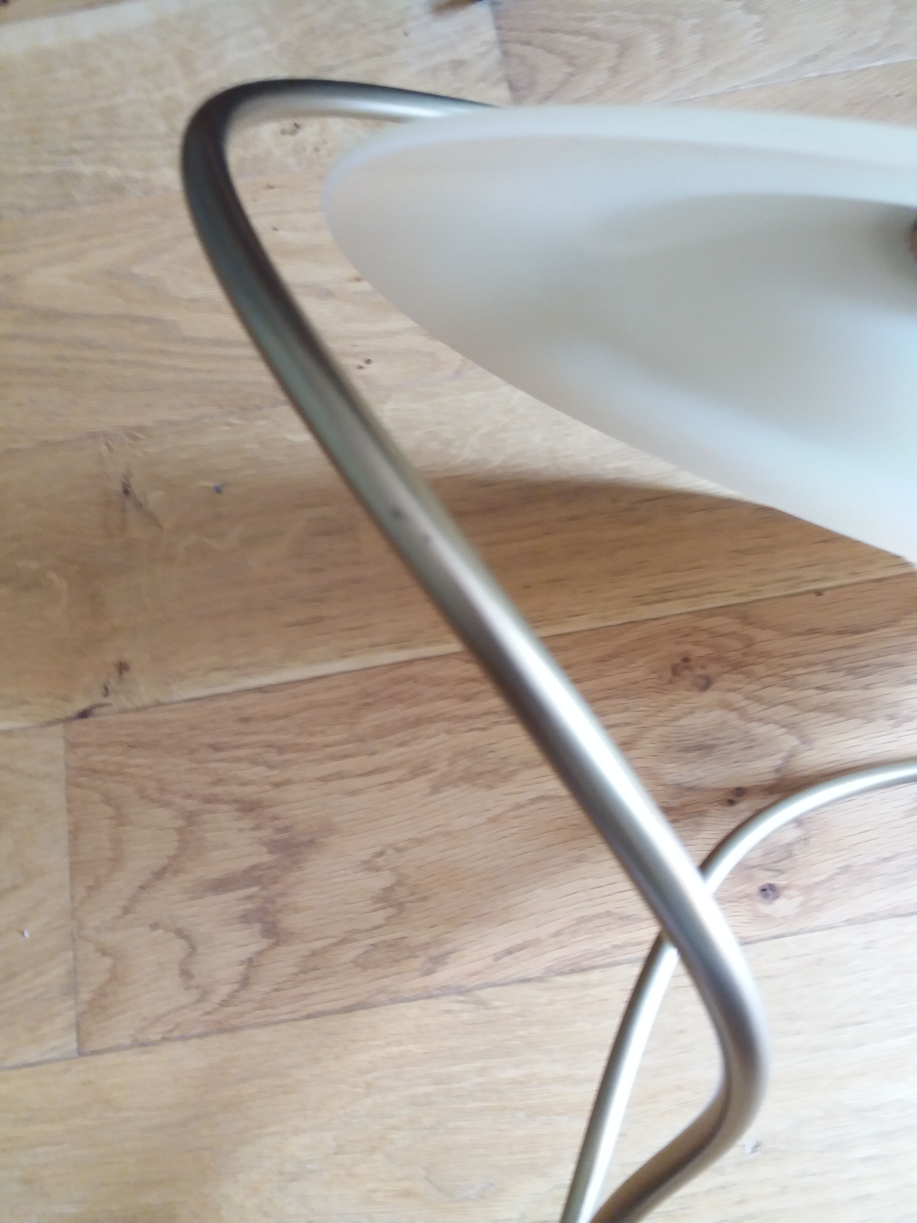Ceiling lamp suspension brand CVL model cavaillon glass and brass