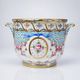 Old Limoges porcelain bowl/pot, hand-painted, M. Carpezat, 1900-1930