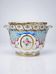 Old Limoges porcelain bowl/pot, hand-painted, M. Carpezat, 1900-1930