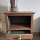 Antique spindle leg bedside table