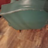 Fauteuil club année 50 vert