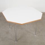 White table, Danish design, 1980s, made in Denmark