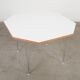White table, Danish design, 1980s, made in Denmark