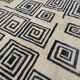 Moroccan Berber rug in cream and black 300x200 cm – spiral geometric pattern