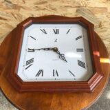 Old clock clock jaz quartz contour wood vintage