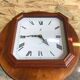Old clock clock jaz quartz contour wood vintage