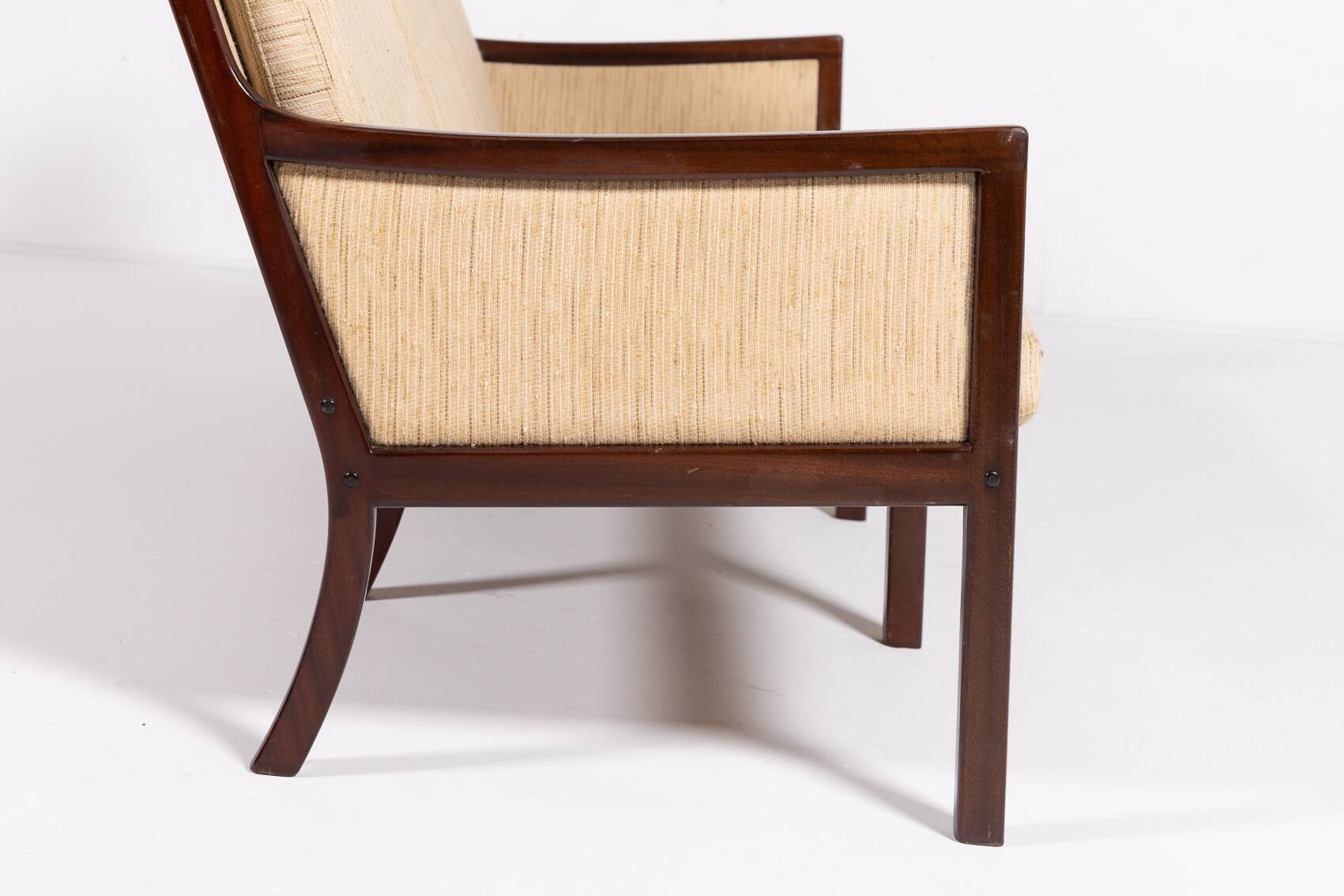 Canapé 3 places par Ole Wanscher pour P. Jeppensen, Danemark années 1960