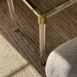 Glass and plexi side table 1980