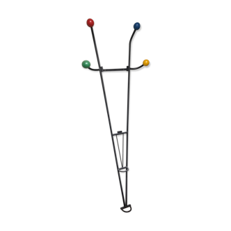 Coat rack "balls" wall vintage 50's