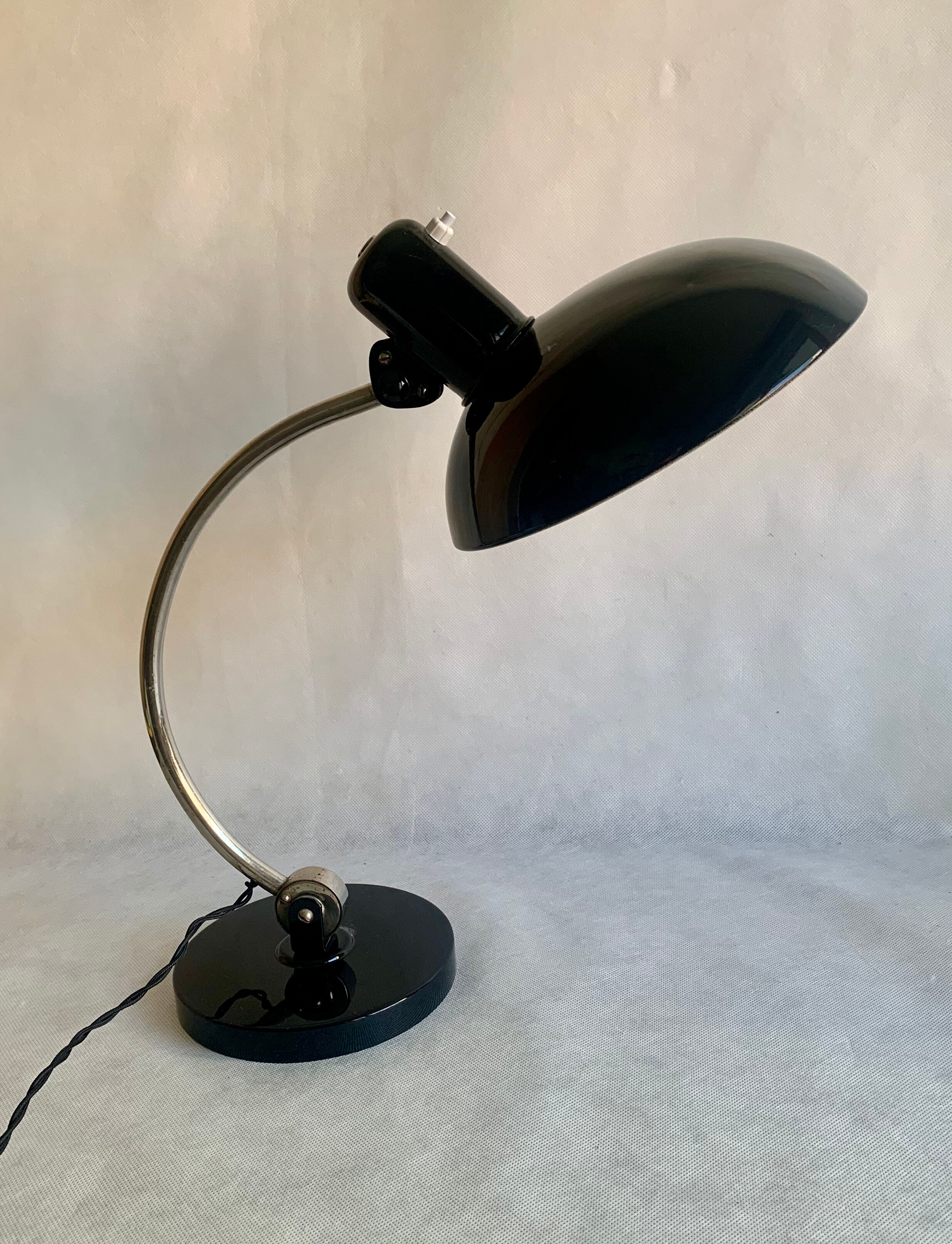 Vintage Bauhaus Table Lamp by Christian Dell for Koranda, 1930