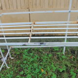 Florist gardener on stairs