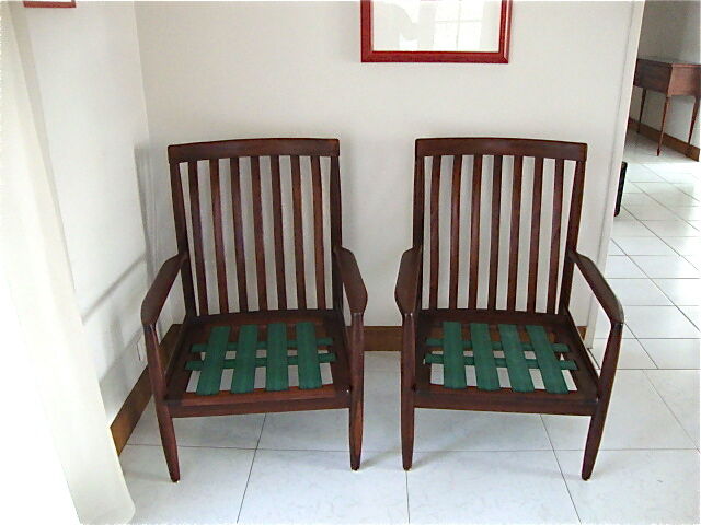 Two Danish chairs in teak 50/60 years