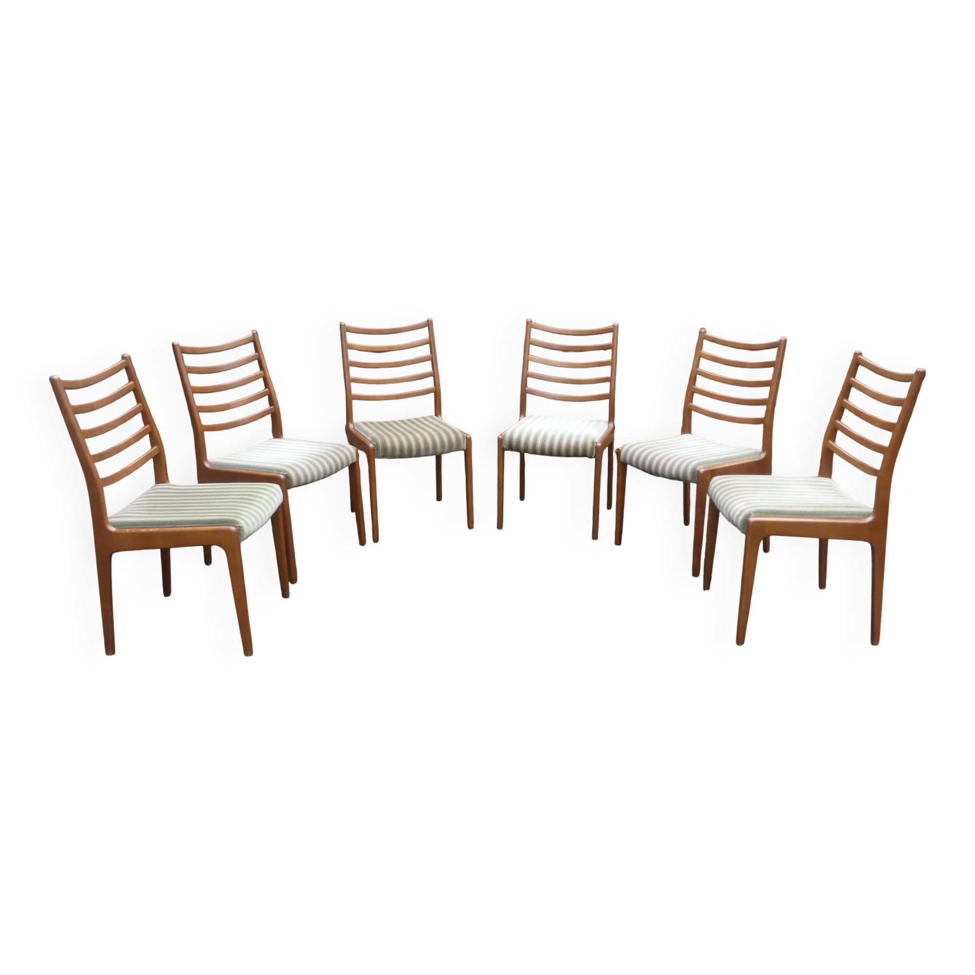 Set of 6 Welzel chairs – Modernist Danish Design – 1960s