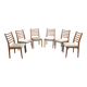 Set of 6 Welzel chairs – Modernist Danish Design – 1960s