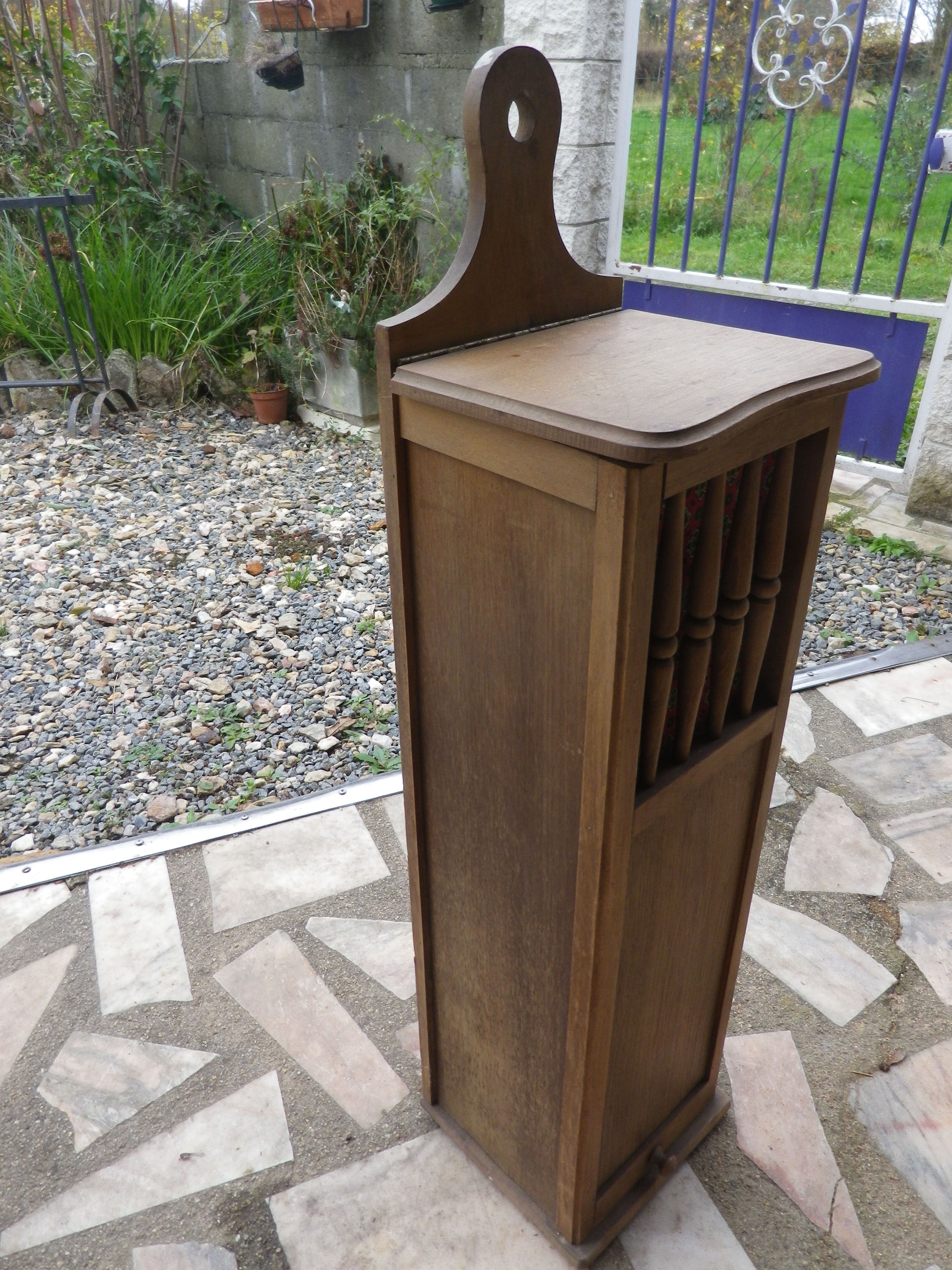 Old bread hutch in chene