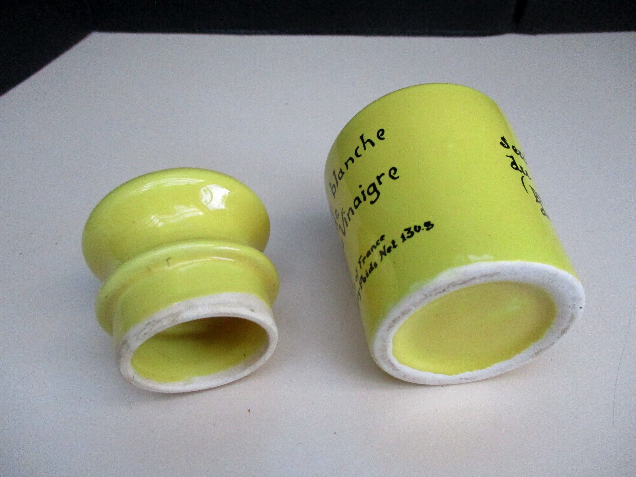 Maille ceramic mustard pot